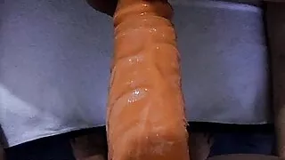 Locktober Part. 5 Femdom Latina wife strapon fucks her sissy cuckold husband doggy style while he is in chastity Amateur