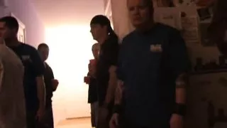 Slutty coed gives head at frat party