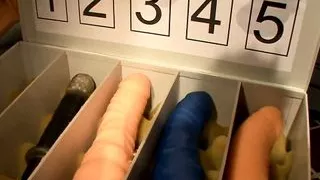 Old women masturbate at casting #3