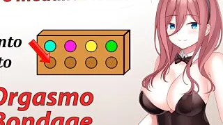 Spanish Rol JOI Aventura Hentai - 5 medalla BDSM, Orgasmo bondage.