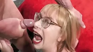 Mature busty wife Barby Slut gets pounded by big young cock