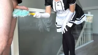 sexy maid cosplay satisfying service -projectsexdiary