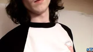 Hung straight amateur Sean Johansen masturbates and cums