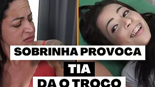 Niece teases  aunt and she the exchange she deserves