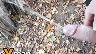 Peeing with an erection is very strong - SoloXman