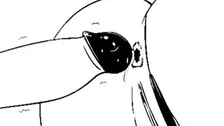 I put myself in four so he can fuck me hard - comic