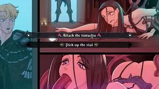 Cartoon Porno Szenen in Knightly Passions, Mittelalterlicher Porno Sex