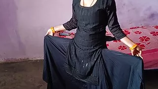 Halloween fastival special Desi Indian village girl was hard Fuck with boyfriend on dogy position part2