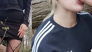 OUTDOOR Meet A Stranger In The Woods To Suck And Fuck His Big Dick Litclit69