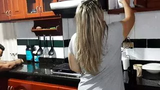 Horny stepmom wants me to suck her mature pussy