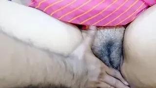 Sangeeta getting body massage from his maid in Telugu audio (softcore)