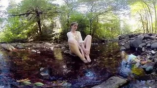 Yanks VR Presents Amateur Beauty Carmen December's Clit Cum