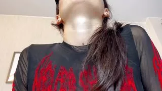 Skinny slut fucked and finished off her narrow pussy