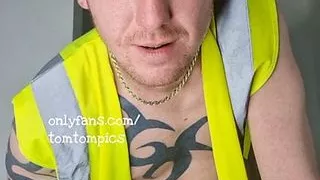 Ginger lad wank and cum