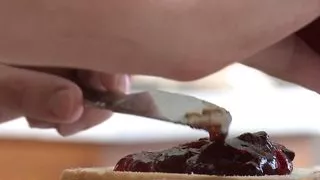 two horny cunt lesbians finger each other's wet pussy on the kitchen table