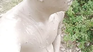 Mud muddy gay boy porn crossing stoking leather letex costume jangal Desi bottom