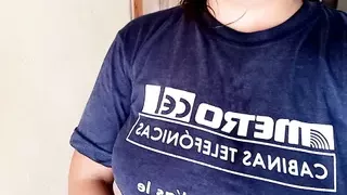 huge tits in the gym exhibition