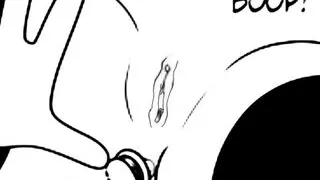 Dildo in my virgin ass for the first time - comic