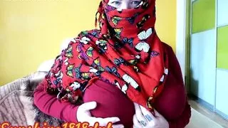 red hijab big boobs muslim on cam 10 22