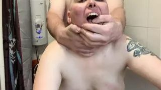 Rebecca Curves gets her arse wrecked in the shower