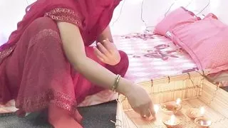 Dipawali special day fucking with boyfriend bhabhi Indian village beautiful really hot Sex