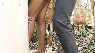 Faith gets fucked from the ass as she cleans the room