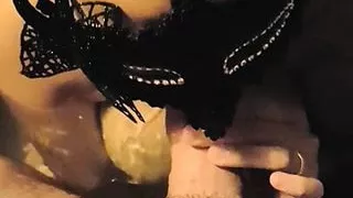 Very italian wife blowjob with eating