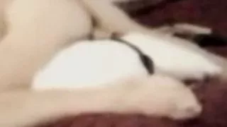 Caught daddy watching porn and practicing his girly moves