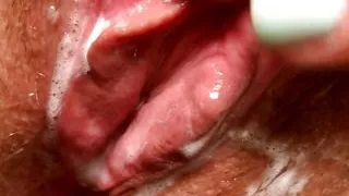 You were too fast again today, but that won't stop me from having an orgasm. Female orgasm close-up.