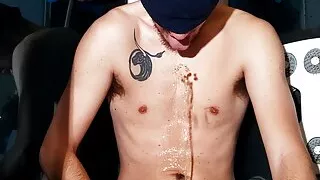 Piss on myself in shower