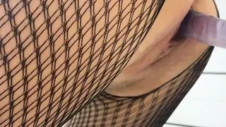 Granny dildo pussy insertion real orgasm fetish taboo