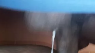 Strings Of Cum Dripping From Wife Pussy