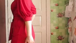 Trying on dresses with an interesting ending