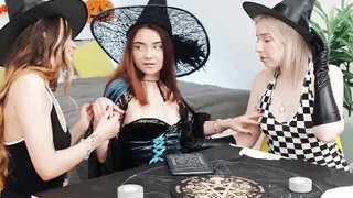 TeenMegaWorld - Beauty-Angels - Halloween lesbian sex night