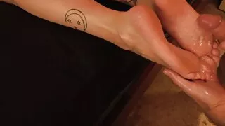 Foot Fetish Stepson Uses Stepmom's Bare Feet To Relieve Himself - Mister Cox Productions