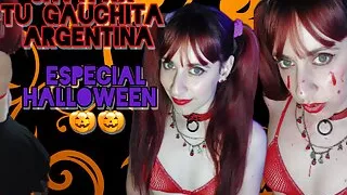 ShyyFxx little sales hood gets into someone's house very dangerous... JOI HALLOWEEN part 2