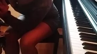 masturbates in piano lessons caught by teacher I have to suck him off.