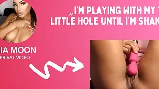 I masturbate for the first time in front of the camera until I start shaking