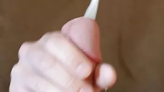 Cumshot in the morning