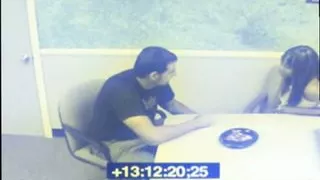 Black Babe Blowjob a dick in office caught on cam