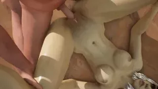 Beautiful hentai 18+ with a tall beauty in the wild 3D