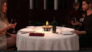 3d Game - A Wife And StepMother - Hot Scene #11 - Dinner with Bennett AWAM