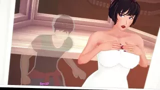 Knight of Love - Sneaking into the teachers home, to have adulteros sex (20)