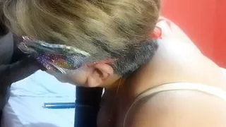 mature granny enjoying young cock