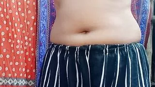 Sexy girl bathing in bathroom.