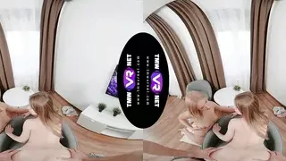 TmwVRnet - Nata Ocean & Sofie Otis - Bisexual trio of horny roommates