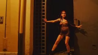 My sexy Halloween public masturbation behind the church - preview